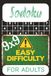 Sudoku Puzzle Book For Adults – Easy Difficulty | 9x9 Grids | 6" x 9" Portable Edition