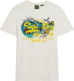 Superdry LA VL GRAPHIC T SHIRT Heren - Wit - Maat 2XL