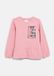 s.Oliver T-shirt Roze Katoen Korte Mouw Ronde Hals Glitter Kinderen 116/122
