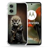 Cokitec Versterkte hoes voor Motorola G55 5G Muziek Rock Herisson