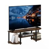 Furinno TURN-S-TUBE TV-standaard voor tv's tot 55 inch, Amber Pine