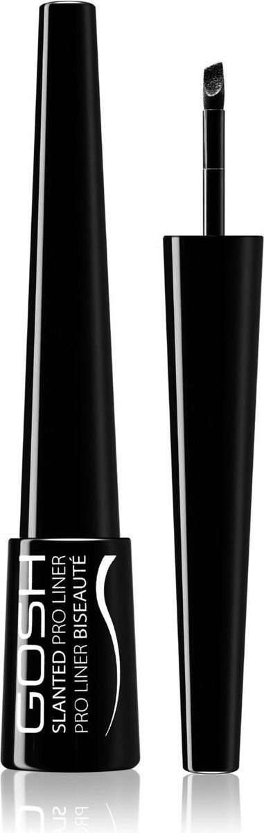 Gosh Slanted Pro Liner Eyeliner 001-intense Black 3ml