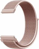 By Qubix - Sport Loop nylon bandje voor Garmin Vivomove 3 / HR / Luxe / Sport / Style / Trend - Zacht roze - 20mm