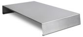 LISA Luxury Plan Plus Protection de plaque de cuisson - Acier inoxydable, 56,5x30x7,5 cm