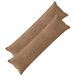vidaXL taie d'oreiller 2 pcs bois marron 40 x 145 cm chenille tissu