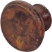 Mc Culloch - Bouton Rond Type Provençal Dubois - Fer Rouillé Ciré - 098012