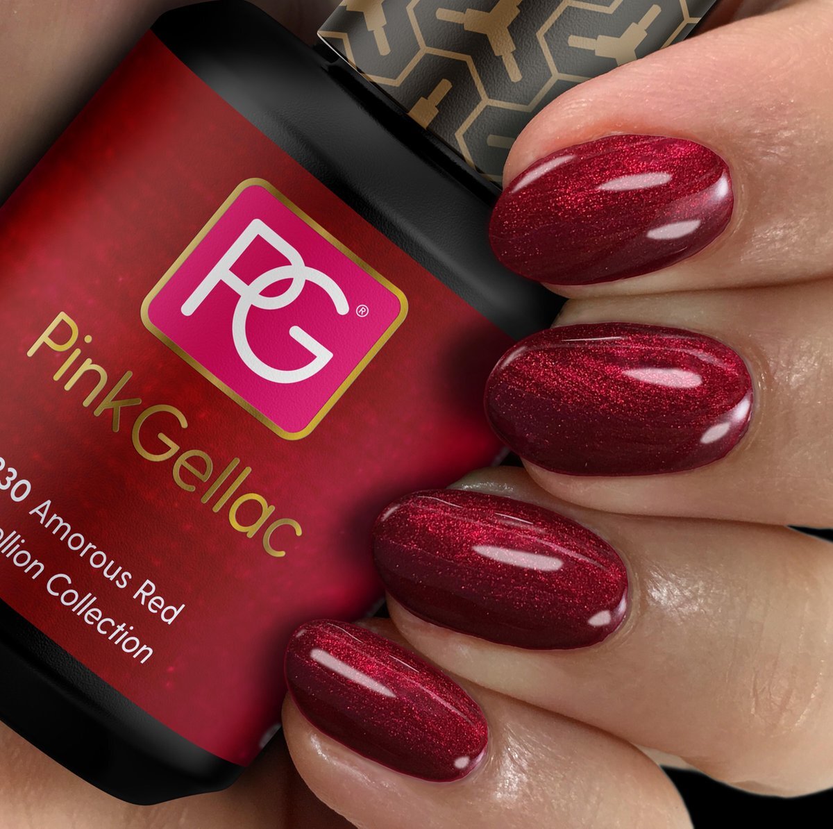 Pink Gellac Gel Nagellak Kleur 230 Amorous Red