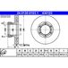 ATE Lot De 2 Disques De Frein 24.0130-0103.1 Mercedes-benz 668 421 02 12