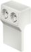 OBO Bettermann Apparaatdrager RAUDUO 40x105 2f contactd. 9010 polyvinylchloride pur blanc RAL 9010