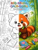 Red Panda Calm-Down: Coloring Book for Kids Ages 6-9