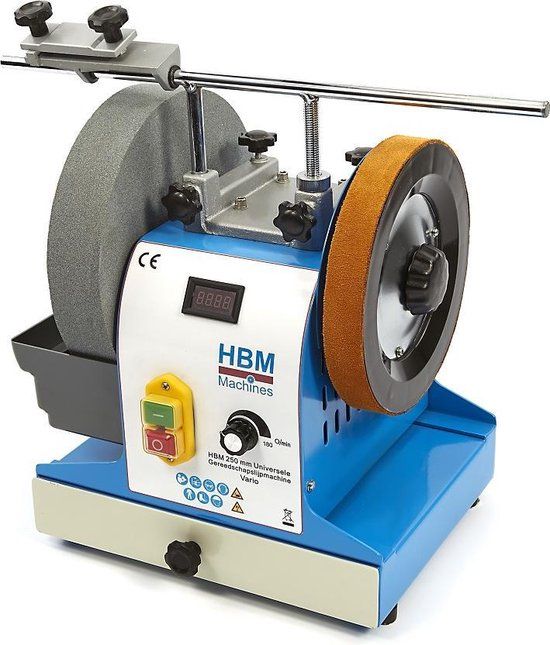 HBM 250 mm Variabele Universele Gereedschapslijpmachine - 200W - 230V - Metaal