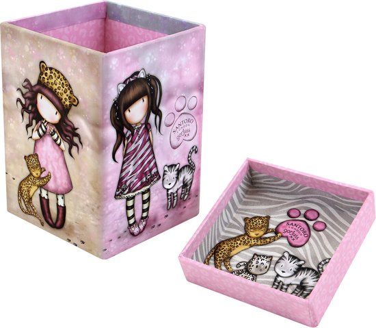 2411 Potloodhouder Gorjuss Ruby wild Multicolour Karton