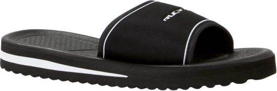 Rucanor Badslippers Santorini Unisex Zwart Maat 45