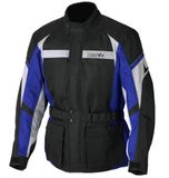 Nerve Smart Motorjack, Touring, textiel, zwart/blauw, XXL