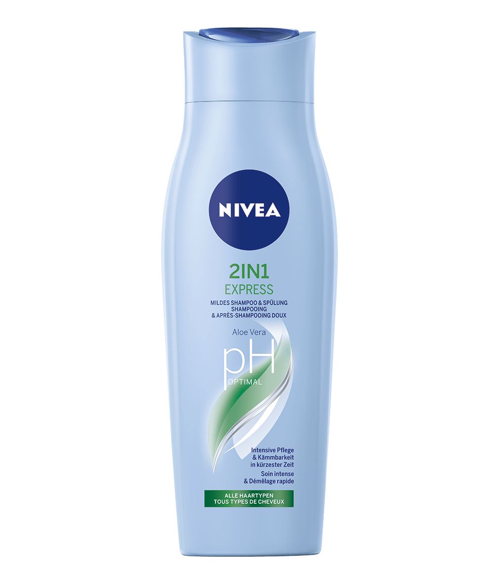 NIVEA 2 in 1 Care Express Shampoo & Conditioner - 250ml