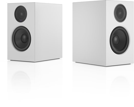 AUDIOPRO Draadloze bluetooth-luidspreker en draadloze multiroom – Speakers voor stereo thuisbioscoop, AirPlay2, Google Cast, Spotify Connect en HiFi, plankinstallatie, A28, wit