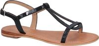 Les Tropeziennes Hamat Zwarte Platte Sandalen Dames 39