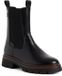 Tamaris Dames Chelseaboot 1-25474-47 003 Zwart Leer Maat 38