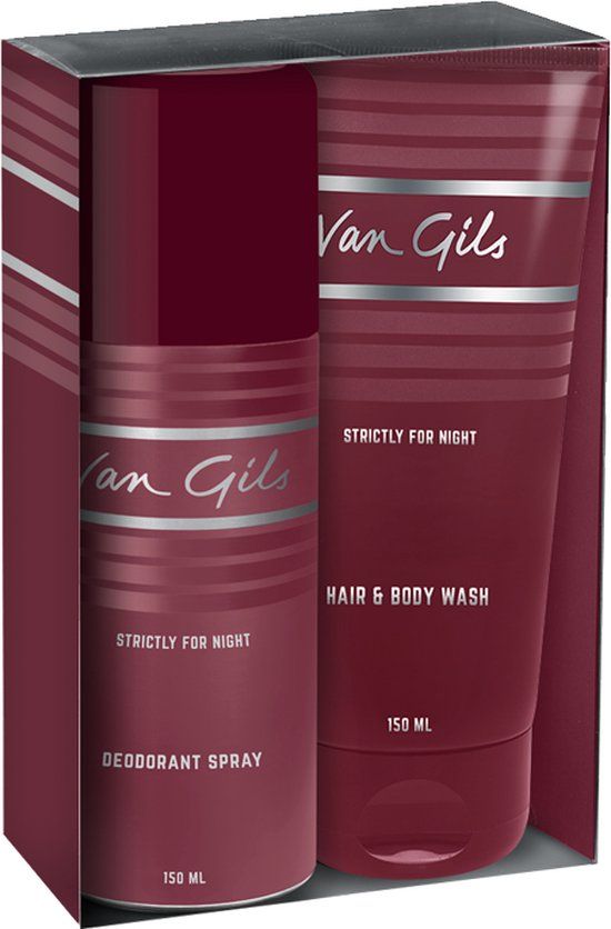 Van Gils Strictly for Night Verzorgingsset - Deospray 150 ml & Shower Gel 150 ml