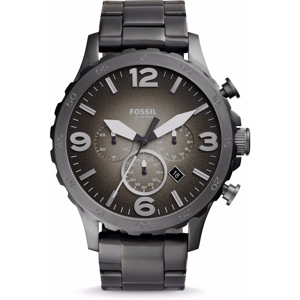 Fossil Nate JR1437 - Grijs