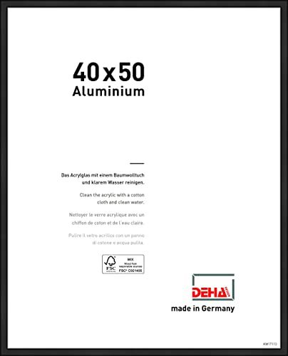 DEHA Design Fotolijst Boston - 40x50 cm - Geanodiseerd mat zwart