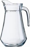 Bellatio Decorations Schenkkan - Limonade - karaf - van glas - 1,6 liter - 24 x 14 cm - water - sapjes
