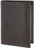oxmox Leren portemonnee Leather RFID Protect Kombibörse Jumping Jack 2.0 Embossed Brown donkerbruin