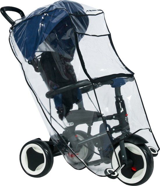 Lorelli Universele Regenhoes voor Driewieler - Transparant