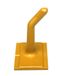 Maya Professional Tools 80000-4 muurhaken met glasvezelversterking, FBK/levensmiddelhygiëne, 60 mm, geel