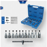 Brilliant Tools Oil Service Socket Set, 12-piece
