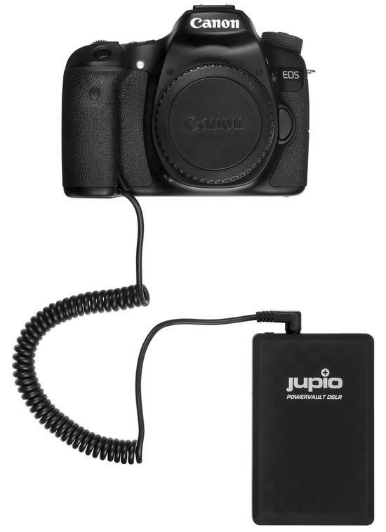 Jupio PowerVault DSLR externe accu voor Canon EOS 60D