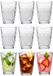 Cosy&Trendy Cosy Moments Verres à boire Mirrors - 9 pièces - 390 ml - Transparent - Verre