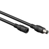 Goobay DC verlengkabel | 5,5 x 2,1mm | zwart | 5 meter