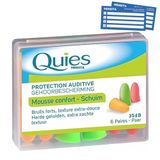 Quies Zachte schuimrubberen oordopjes 35dB - pak van 6 paar