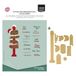 Vaessen Creative Clear Stamp & Snijmal Set 30 st. - Kerst Wegwijzers