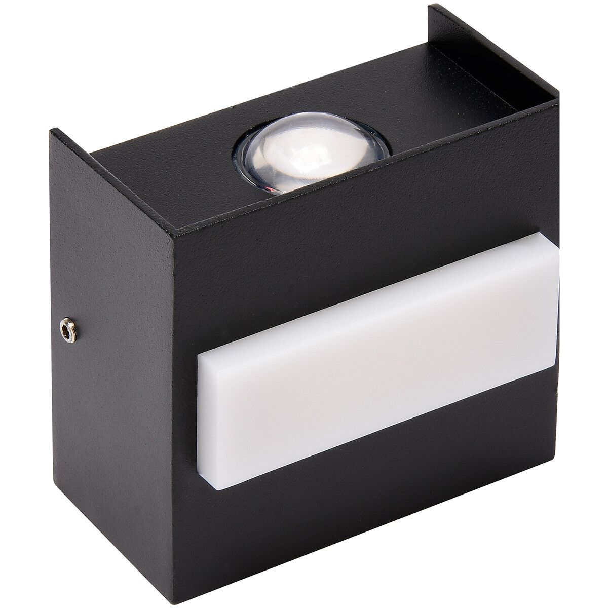 BES LED Tistow Up and Down Wandlamp Buitenlamp - 5W - 4200K - Zwart