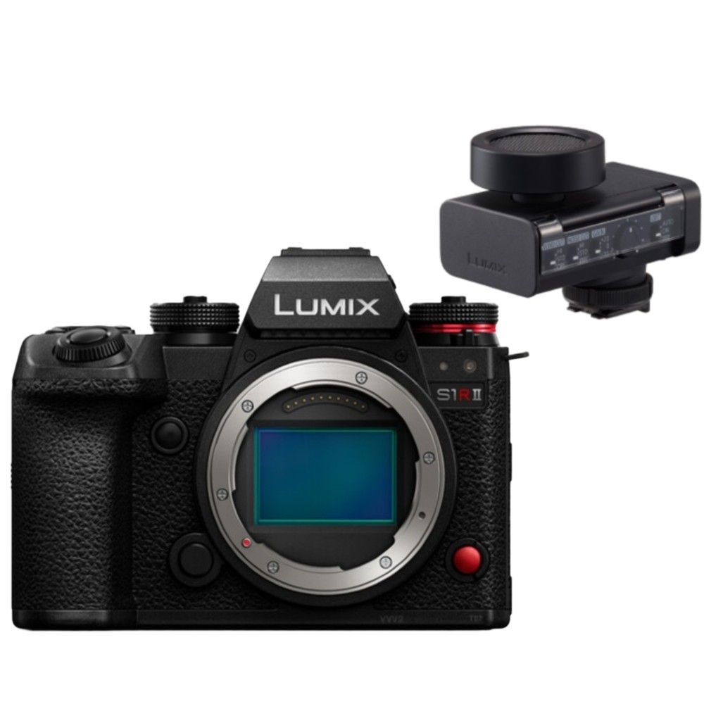 Panasonic Lumix DC-S1R mark II + Lumix DMW-DMS1E Digitale Shotgun Microfoon