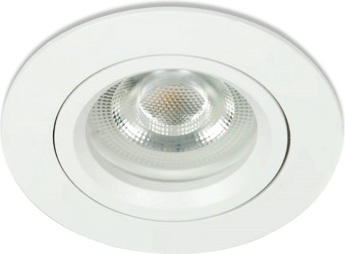 RTM Lighting LED Mini Inbouwspot Olav - Rond Wit - Warm Wit - Dimbaar - 3.6W - Star Trading LED