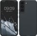 kwmobile telefoonhoesje geschikt voor Samsung Galaxy S22 - Hoesje voor smartphone - Back cover in bosbesblauw
