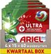 Ariel 4in1 Wasmiddel Pods + Ultra Vlekverwijdering - 60 Wasbeurten
