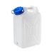 hünersdorff Jerrycan met brede hals, multifunctioneel, met grote opening voor eenvoudige reiniging van de binnenkant, uv-bescherming, Made in Germany, 22 l, wit