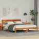 Maison Exclusive - Lit en pin massif, couleur marron lavé, 150 x 200 cm