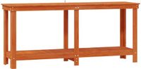 vidaXL Werkbank - Massief grenenhout - Bruin - 180 x 50 x 80 cm