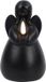Countryfield LED kaars engel - zwart - H14,5 cm