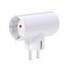 Aigostar Adaptateur secteur européen avec 2 prises, double prise, multiprise, avec sécurité enfants, 16A, 250V, blanc