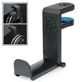 ENHANCE Hoofdtelefoonhouder met 360 graden draaibare arm, kabelopslag, zwart