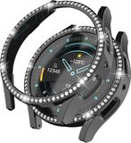 Merkloos / Sans marque Samsung Galaxy Watch 6 40MM Hard Plastic Diamant Zwart Hoesje