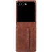 imoshion Luxe Bookcase voor de Samsung Galaxy Z Flip 8 - Donkerbruin