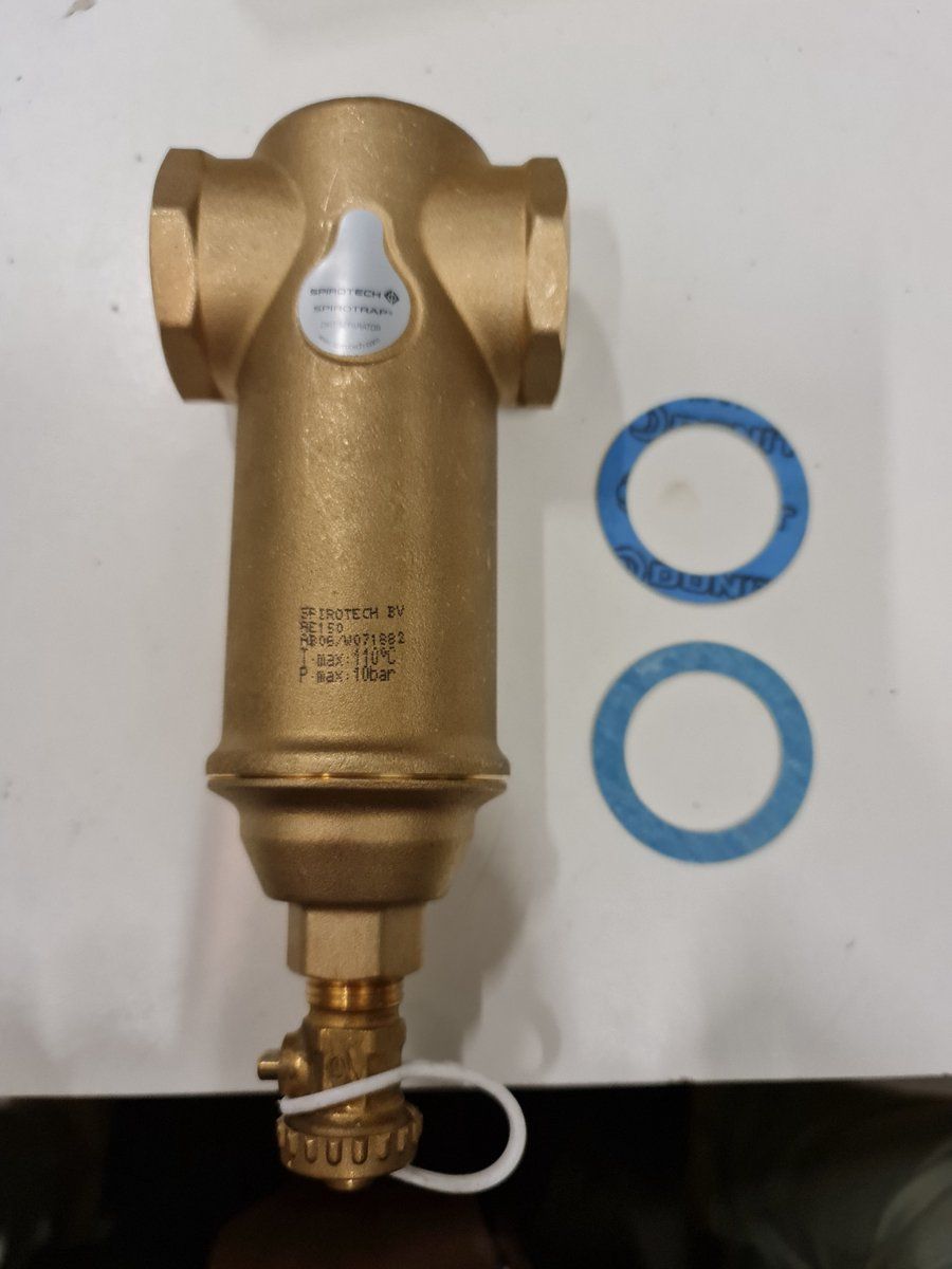 Spirotech Lucht-vuilafscheider vr CV/koeling - 8717811000816