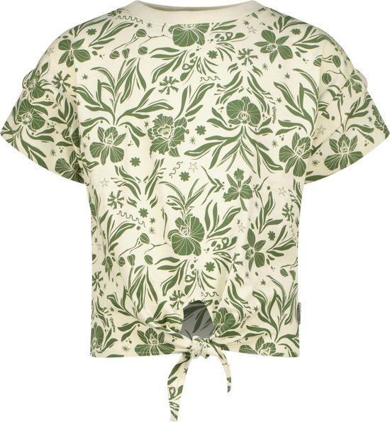 Vingino Henouk Meisjes T-shirt Korte mouw Katoen Multicolour sand Maat 164